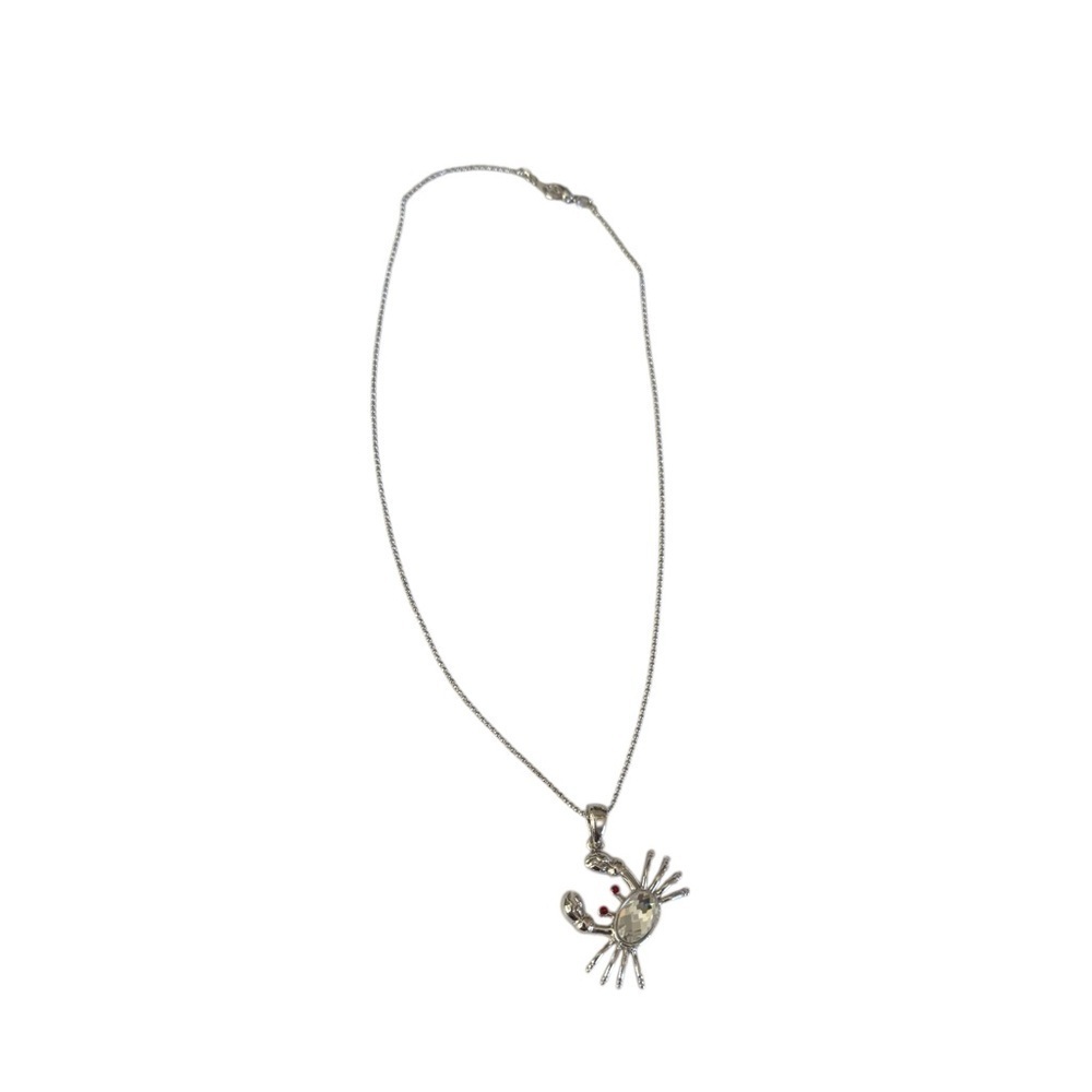 🫶🏻 Crab Rhinestone Necklace - Picture 2 of 2